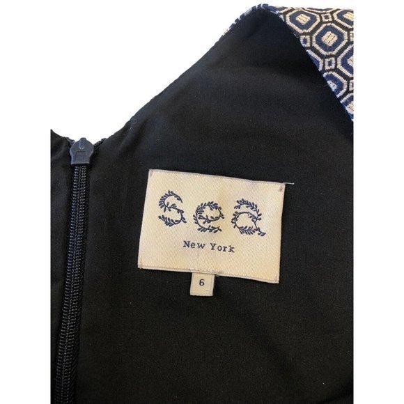 Sea New York Womens Crisscross Style V Neck Dress‎ Size 6 - Picture 7 of 8